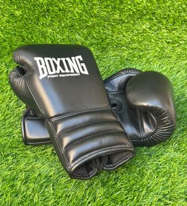 Gants d'entraînement unisexes en cuir véritable de haute qualité, légers et personnalisés, pour MMA, kickboxing et Muay Thai, à lacets. - Product Image 6