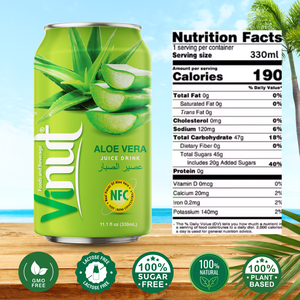 Jugo de Aloe Vera de 330ml, sin OGM, sin lácteos, sin gluten, Etiqueta Privada, muestra gratis - Product Image 2