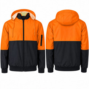 Chaqueta de Trabajo de Alta Visibilidad, Chaqueta de Seguridad Reflectante Cálida para Invierno, Chaqueta de Trabajo Transpirable Unisex - Product Image 1