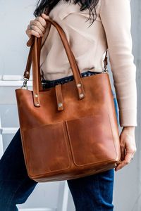 Multi Purpose Leather Tote Bag Women Travel Shopping Shoulder Bag - Product Image 2