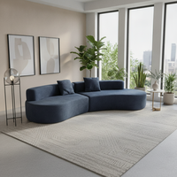 Designer Arc Sofa Vakuumkomprimiertes Modulares Sofa Moderne Wohnzimmermöbel mit Hochelastischem Schaumstoff zum Fabrikpreis