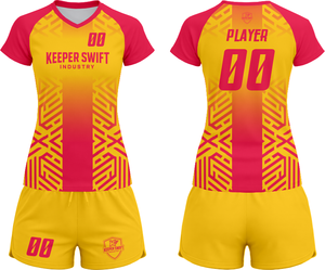 Uniforme de Voleibol SpikeStorm Pro, Kit de Voleibol AeroSpike Elite, ThunderHit Premium, 100% Poliéster, Sublimado, Completo - Product Image 1