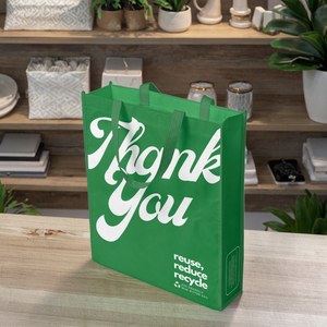 Sacs de courses isothermes GARMAPRO, grands, écologiques, en tissu non tissé spunbond, avec poignées et bandoulière - Product Image 2