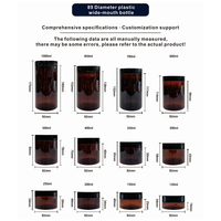 Contenants cosmétiques vides de luxe OEM de 4 oz et 8 oz, pot givré, emballage cosmétique biodégradable, pot en plastique pour crème avec couvercle doré