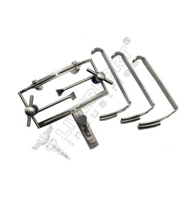 เครื่องถ่างปาก Dingman แบบ 3 ใบมีด สำหรับงานทันตกรรม ศัลยกรรม หู คอ จมูก ชุดครบ สแตนเลสสตีล ใช้งานด้วยมือ ได้รับการรับรองมาตรฐาน CE ระดับ Class II - Product Image 1