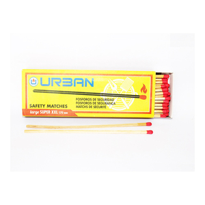 BBQ Safety <b>Matches</b> <b>Box</b> Vintage Eco-Friendly Printing 118x65x18mm Long Wooden Splints Bulk Exporter Wholesale Supplier India - Product Image 1