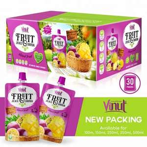 10.1 floz sans BPA jus d'ananas boisson clair sac pochette à presser sac de jus de fruits - Product Image 3