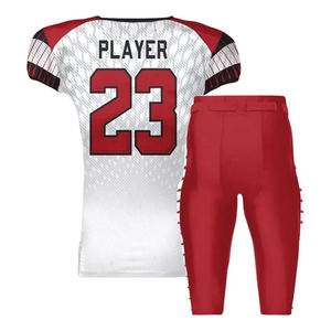 Ensemble complet d'uniformes de football américain Gridiron, anti-décoloration, séchage rapide, imprimé, manches courtes, équipement d'entraînement personnalisé pour équipe adulte - Product Image 5