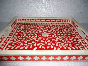 ถาดฝังกระดูกไม้ธรรมชาติทำด้วยมือจานเสิร์ฟคุณภาพสูงสำหรับบ้านร้านอาหารโรงแรมโดยตรง-คลาสสิก - Product Image 4