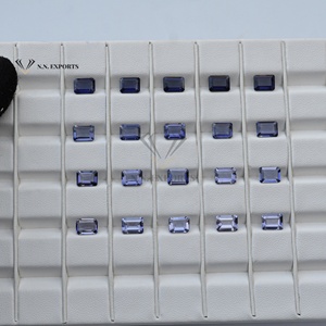 7mm 9mm naturel Iolite octogone taille calibrée pierre précieuse en vrac prêt à expédier bleu couleur Iolite du fabricant Jaipur Inde - Product Image 3