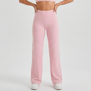 Wholesale High Waist Yoga <b>Leggings</b> Women's <b>Flare</b> Legs Street Style <b>Leggings</b> Ladies Gym Wear Slim Fit Yoga <b>Flare</b> Tights - Product Image 1