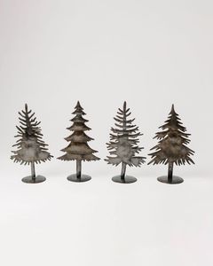 Metal <b>Christmas</b> <b>Tree</b> Decorations Die Cut Modern Centerpiece for Holiday Decor - Product Image 2