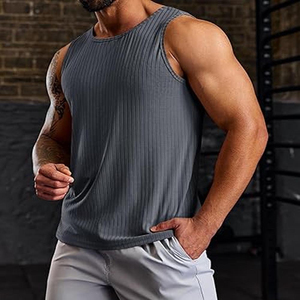 Camiseta sin Mangas Personalizada con Logotipo, de Algodón Premium Transpirable, a Precio Económico, para Hombre, Chaleco de Viaje, Camiseta Deportiva - Product Image 5