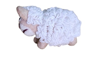 Juguete educativo Unisex de oveja de fieltro hecho a mano de Nepal para niños producto artesanal - Product Image 5