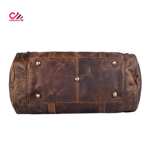 Hot Selling Product High Quality Genuine Leather Duffle Bag OEM Customized Wholesale Leather Duffle Bags - Product Image 1
