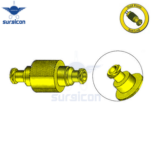 Dispositivo de Sujeción de 34.7 mm de Longitud con Acabado Dorado Sure Lock, Dispositivo Quirúrgico de Sujeción con 6 mm de Diámetro Exterior y 4 mm de Diámetro Interior - Product Image 4