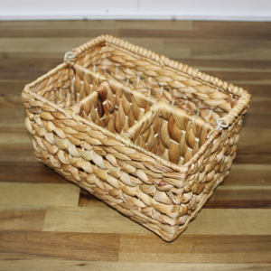 Carrito de vino tejido de ratán natural-Organizador rústico, sostenible y versátil - Product Image 3