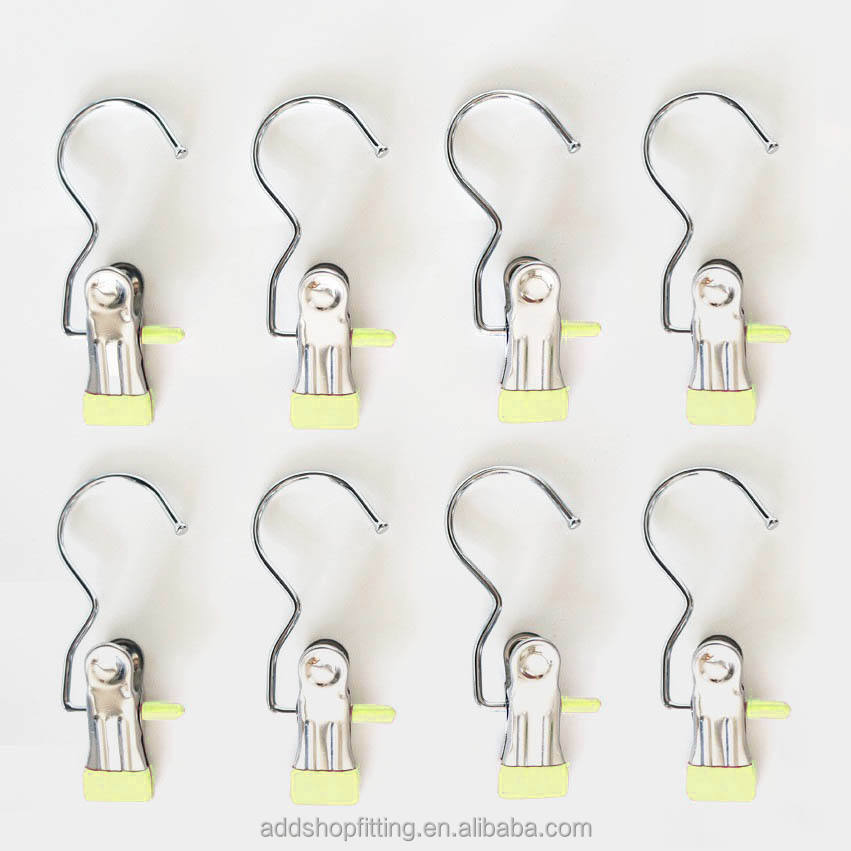 Green clip hook hanger