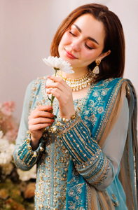 Ensemble de vêtements ethniques indiens pour femmes, 3 pièces, non cousu, en soie, Kurti, Kurta, Kameez, Salwar, tissu lourd, style pakistanais, pour femmes indiennes - Product Image 4