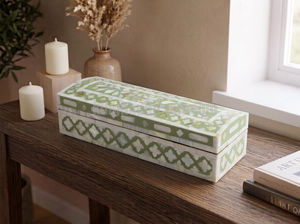 Luxury Handmade Mother of Pearl <b>Box</b> with Exquisite Shell Inlay Design for Jewelry <b>Storage</b> and Decorative Display - Product Image 3