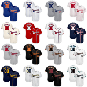 Custom Short Sleeve Oversized Plain Embroidered Striped Men Baseball <b>Shirts</b> - Product Image 4