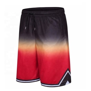 Pantalones cortos de malla informales para hombre, Shorts masculinos de cintura elástica con estampado de logotipo personalizado, venta al por mayor - Product Image 1