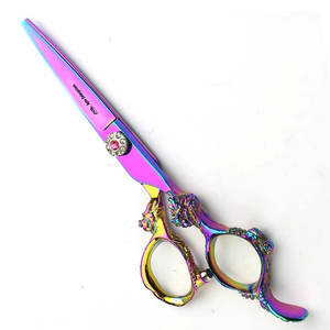 Repose-doigts et ciseaux à cheveux professionnels en acier inoxydable de qualité supérieure avec une poignée confortable - Product Image 2