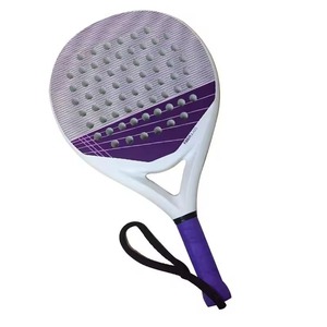 Raquette de padel personnalisée de haute qualité en fibre de carbone, face en carbone 18K, OEM ODM, filet en nylon EVA, fabriquée au Pakistan, faible MOQ - Product Image 1
