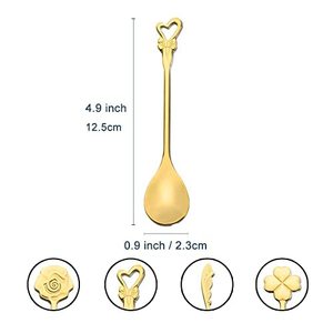 Juego de Cubiertos de Acero Inoxidable de Grado Alimenticio con Tenedores y Cucharas para Cocina y Restaurante - Product Image 4