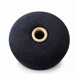 Hilo de Algodón 100% Open End Ne20/1 Negro Hilado a Rotor para Tejer y Coser - Product Image 4