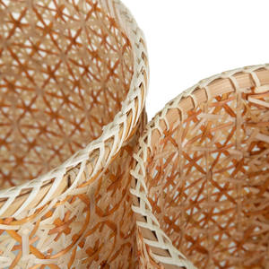 Cestas de Bambú al por Mayor para Almacenamiento en el Hogar y Jardín, Contenedores Tejidos para Organización de Cocina, Cestas Grandes para Ropa y Artículos del Hogar - Product Image 3