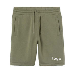 Pantalones Cortos Deportivos Casuales de Felpa Personalizados de Fábrica, Nuevos Pantalones Cortos de Algodón Modernos con Bolsillos para Hombre, Cintura Elástica - Product Image 4