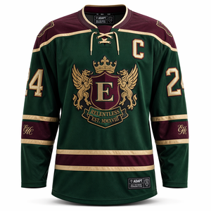High Quality Custom Ice Hockey Jersey Men Breathable Mesh Pro Hockey <b>Shirt</b> Embroidery Twill Logo Team Uniform - Product Image 1