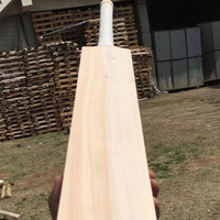 Bate de Cricket Profesional de Madera de Sauce de Cachemira para Bolas Duras, Hoja Resistente, Bate Ligero de Alto Rendimiento