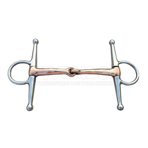 บิตม้าทองแดงแบบ Snaffle พร้อมห่วงสแตนเลสขนาด 5 นิ้ว อุปกรณ์ขี่ม้า - Product Image 6