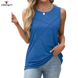 Meilleur fabricant, prix bas, haute qualité, débardeur décontracté pour femmes grandes tailles, respirant, écologique, tricoté 100% coton - Product Image 4