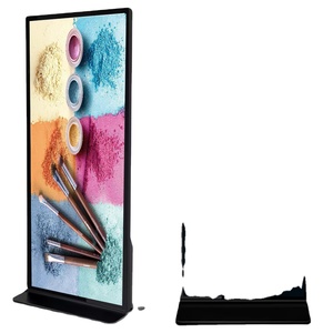 Pantalla Digital de Señalización con Forma de Tira Delgada para Exhibición en Piso y Pantalla LCD Publicitaria de Pantalla Completa de 65, 75, 86 y 98 Pulgadas - Product Image 1
