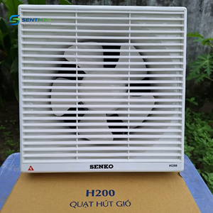 Ventilador de Pared Reversible Senko H200, Ventilador de Ventilación Bidireccional, Ventilador de Admisión y Extracción de Aire, Ahorro de Energía, Bajo Nivel de Ruido - Product Image 4