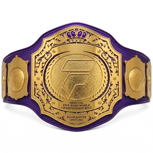 Cinturón de campeonato elegante con una construcción robusta, detalles artesanales y una apariencia impresionante para ganadores y campeones. - Product Image 2