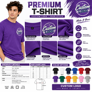 Unisex 100% Cotton O-Neck Short Sleeve Regular Fit Solid Color Casual <b>Silk</b> Screen Printed Eco-Friendly 220g Knitted <b>T</b>-<b>Shirt</b> - Product Image 5