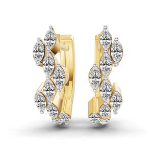 Gema Creative – Magnifique bague en or jaune massif 14k/18k avec diamant de laboratoire taille marquise Cherie, certifié IGI, idéale pour le quotidien - Product Image 3