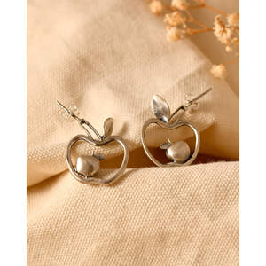 Pendientes de Plata Meera Jaipur Sev, Modelo MTER540, de la India - Product Image 3