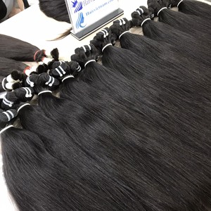 Raw Super doble dibujado cabello humano virgen vietnamita, 12A grado Natural recto Paquete de cabello humano de Vietnam cabello crudo vietnamita - Product Image 4