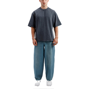 เสื้อยืดผู้ชายสไตล์วินเทจ รุ่นใหม่ปี 2026 ผ้าคอตตอน 100% คอกลม ทรงย้อนยุค ฟอกสีซีด แขนสั้น แห้งเร็ว ระบายอากาศได้ดี - Product Image 2