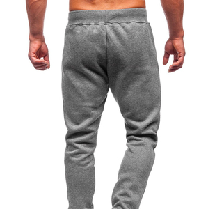 Pantalon de survêtement basique pour homme, coupe slim, poches zippées, bas étroit, en coton premium, pour la course, prix de gros - Product Image 5