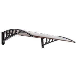 100 X 96cm Brown Board and Black Holder for Door <b>Window</b> Rain <b>Cover</b> and Sun Shelter Household Application - Product Image 2