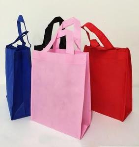 Lot de 8 sacs fourre-tout écologiques réutilisables en non-tissé, à fond plat avec soufflet, vierges, personnalisables avec logo, prêts à l'emploi, vente en gros, promotionnels - Product Image 3