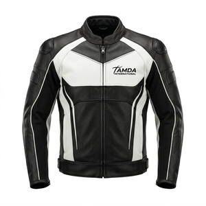 Men's Custom <b>Biker</b> Leather <b>Jacket</b> | Motorcycle Racing Motorbike Auto Racing Wear Online Sale - Product Image 1