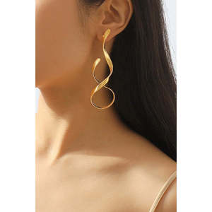 Bijoux de mode en cuivre et laiton élégants, modèle 20, design tendance, fabrication artisanale de qualité supérieure, accessoires de mode durables en cristal - Product Image 4