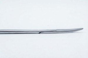 Tijeras Curvas de Iris de Punta Fina de 11.5 cm, Instrumento de Corte Quirúrgico de Precisión, Acero Inoxidable de Grado Médico, Cirugía General - Product Image 2